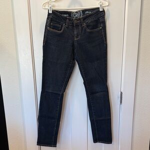 SO Women's Dark Wash Skinny Jeans